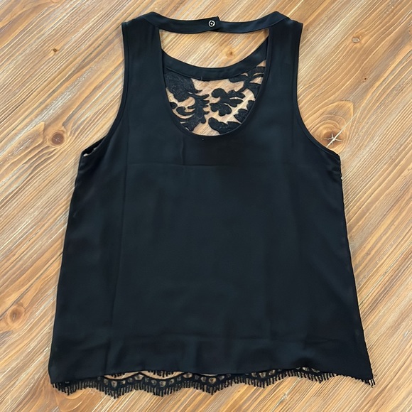 ASTR black lace sequin top - Picture 2 of 2